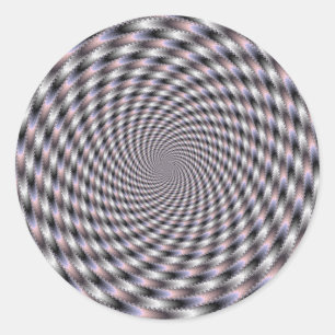 8 Vodkas te veel - fractal Ronde Sticker