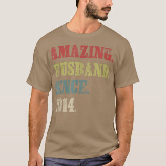 8 Weddenschap met animatie Gift Him Amazing Husban T-shirt