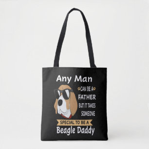 8 Willekeurig Man Beagle Daddy Draagtas