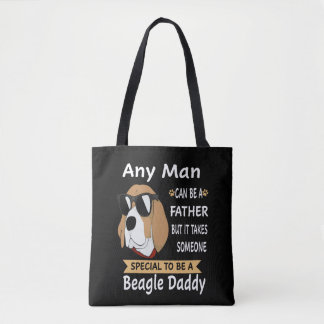 8 Willekeurig Man Beagle Daddy Draagtas