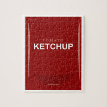 8 x10-inch Ketchup Packet Puzzle