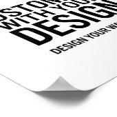 8 x 10-inch leeg eventweergavebord poster (Hoek)