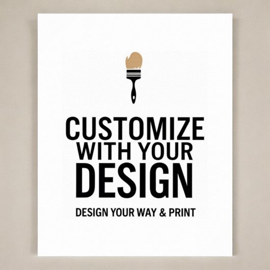  8 x 10-inch leeg eventweergavebord poster