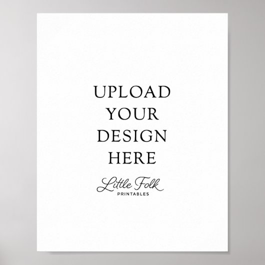 8 x 10-inch Poster (Voorkant)