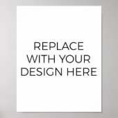 8 x 10 po - Impression des affiches/affiches (vert (Devant)