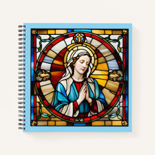 8" x 8" Mère Marie Carnet en verre tendu 01