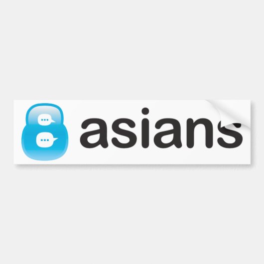 8Asians Sticker (Voorkant)