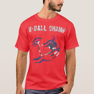8Ball kampioen biljart snooker speler T-shirt