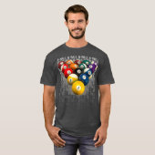 8BALL POOL TEAM Cool Design Leagues and T-shirt (Voorkant volledig)
