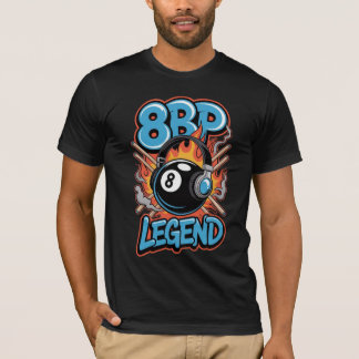 8BP Legende - Achtbal Vuur Grafisch T-shirt