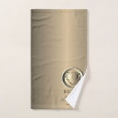 8e, 19e anniversaire Mariage Médaillon de bronze B (Serviette à main)