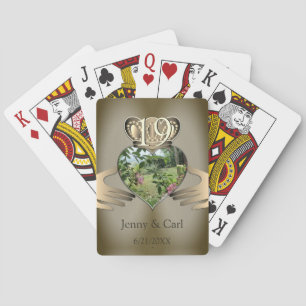 8e, 19e foto-Jubileum Claddaugh    Pokerkaarten