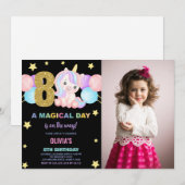 8e anniversaire Unicorn Anniversaire Invitations p (Devant / Derrière)