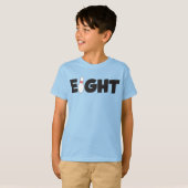 8e Bowling Anniversaire T-Shirt Enfants Âge de hui (Devant entier)