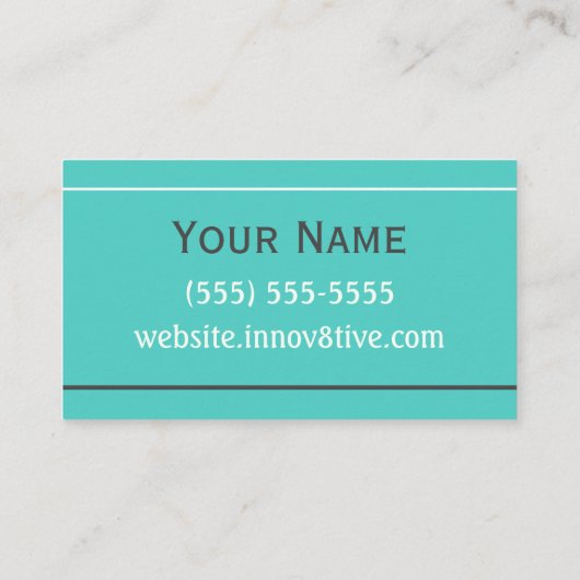 8e carte de visite Posh (Dos)