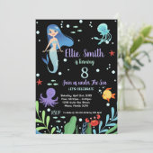 8e dag van de geboorte van de Zeemeermin Kaart (Staand voorkant)