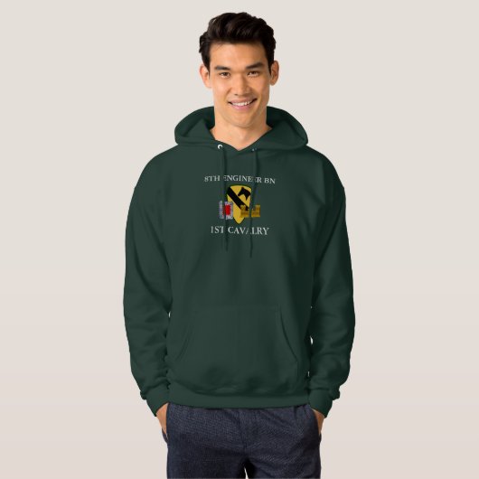 8E ENGINEER BATTALION 1STE CAVALRY HOODIE (Voorkant volledig)