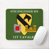 8E ENGINEER BATTALION 1STE CAVALRY MUISMAT (Met muis)