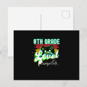 8e graad Afstuderen Gamer Afstuderen Briefkaart (Voorkant / Achterkant)