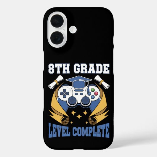 8e Graad Niveau Complete Gaming Gamer Afstuderen Case-Mate iPhone Case (Achterkant)