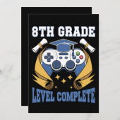 8e Graad Niveau Complete Gaming Gamer Afstuderen Kaart (Voorkant / Achterkant)