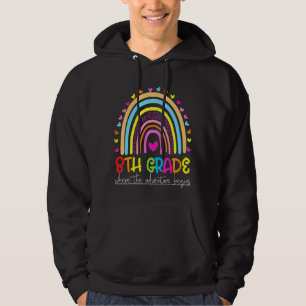 8e Gradenboog lerarenteam achtste graadkwadraat Hoodie