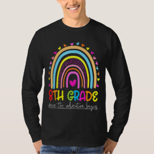 8e Gradenboog lerarenteam achtste graadkwadraat T-shirt