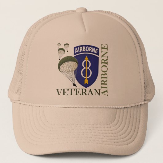 8e infanteriedivisie Airborne Trucker Pet (Voorkant)