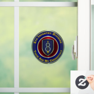 8e infanteriedivisie raamsticker