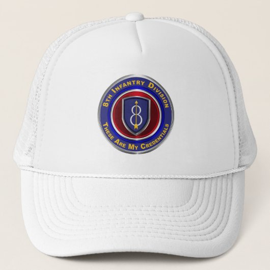 8e infanteriedivisie trucker pet (Voorkant)