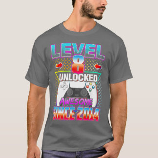 8e jaarcadeauniveau 8 Geweldige 2014 Vi niet vergr T-shirt