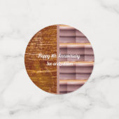 8e Jubileum, Bronze en aardewerk Confetti (Kleine voorkant)