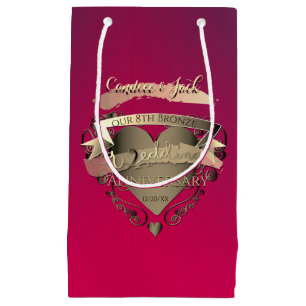 8e Jubileum uit de Bronze & Tourmaline Weddenschap Klein Cadeauzakje
