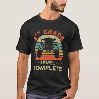 8e klas Afstuderen 2021 Gamer Afstuderen geschenke T-shirt