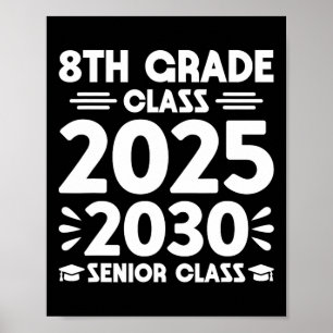 8e klas Cl van 2025 Toekomstige senior Cl van 2030 Poster