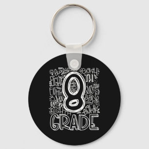 8e klas typografie team achtste klas terug naar sc sleutelhanger