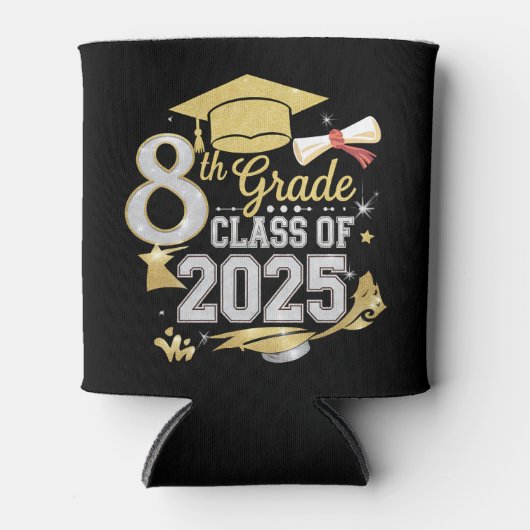 8e klas van 2025 Afstuderen Afstuderen Blikjeskoeler (Voorkant)