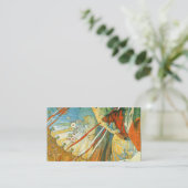 8e Sokol Festival Alphonse Mucha Visitekaartje (Staand voorkant)