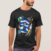 8e Space Theme Py voor Alien T-shirt (Voorkant)