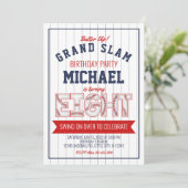 8e Uitnodiging voor honkbal op zaterdag (Staand voorkant)