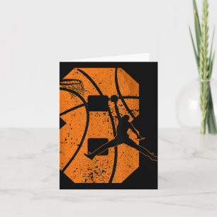 8e verjaardag Basketbal 7 jaar verjaardagsfeest 8  Kaart