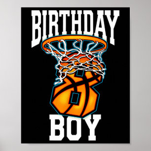 8e verjaardag Bysketbyll 8 jaar oud Kinder cadeau Poster