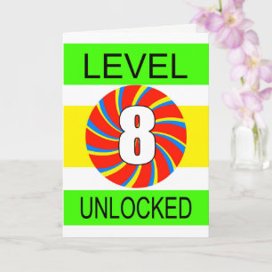 8e verjaardag computergamer kaart