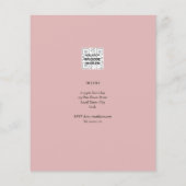 8E verjaardag foto collage uitnodigen jongen meisj Flyer (Achterkant)