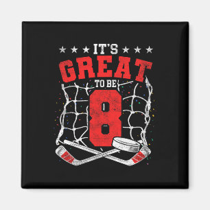 8e verjaardag Hockeyliefhebbers Het is geweldig om Magneet
