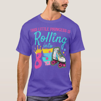 8e verjaardag van de Schaatsen van Roller 1 T-shirt