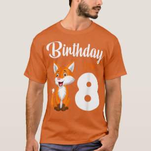 8e verjaardag van Lover 8 jaar oude jongens en mei T-shirt