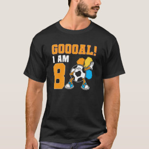 8e verjaardag Voetbal Voetbal Verjaardag Partij 8 T-shirt