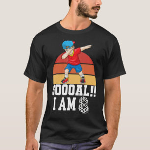 8e verjaardag Voetbal Voetbal Verjaardag Partij 8 T-shirt