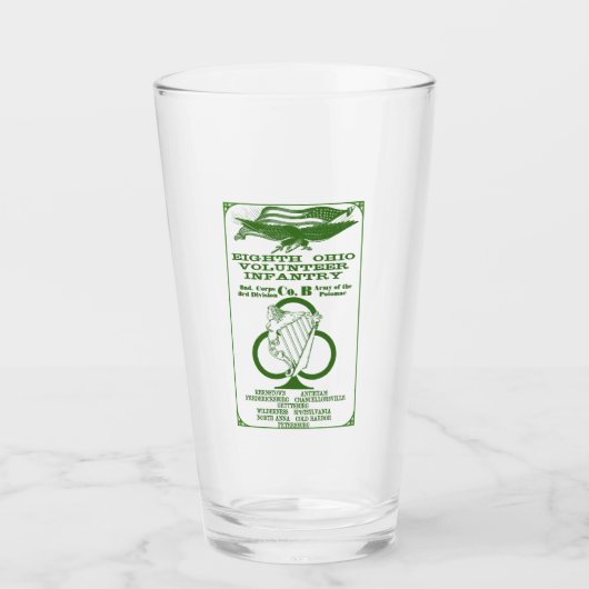 8e verre de bière Ohio (Devant)